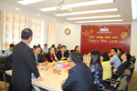 MIC đón Bí thư Đảng ủy MB khai xuân đầu năm